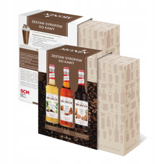Monin Coffee Sirup - 3x50ml Set