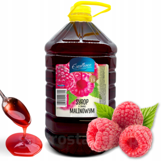 Raspberry Stravovanie SYRUP 5L - HORECA - GASTRO