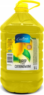 Gastronomický sirup s citrónovou príchuťou 5L.