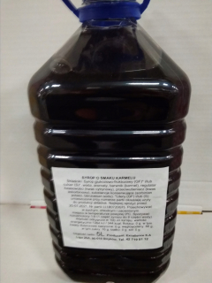 Stravovací sirup s karamelou chuťou 5l