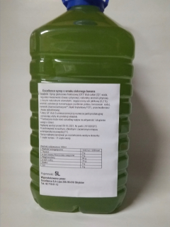 Gastronomický sirup s chuťou zelenej banán 5l
