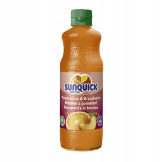 Ovocný sirup Peach & Orange Sunquic
