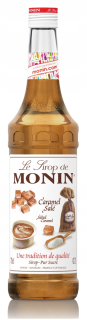 Ochutený sirup Monin Slaný Karamel 700 ml na kávu