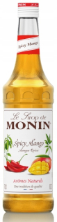 Ochutený sirup Monin Spicy Mango 700ml pikantný