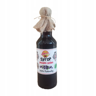 Sirup Juice Jagoda Les 100% Prírodná tryska