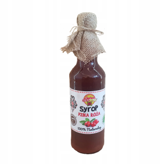 Sirupová šťava z divokej ruže 100% prírodná bez konzervovaného