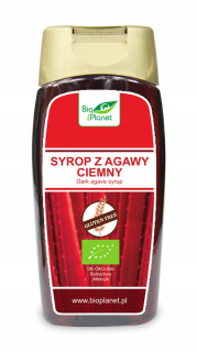 Agave sirup Dark Bezlepkový bio 350 g (250 m