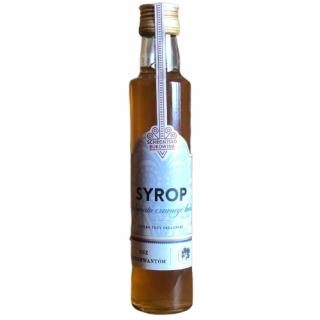 Sirup z čiernej lilac kvetov svetlo prémia