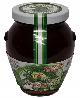 Sirup s borovicovými kužeľmi 400g - so všetkým kužeľom