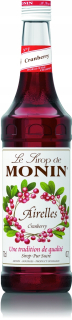 Brusnicový brusnicový sirup crantrberry + zadarmo *