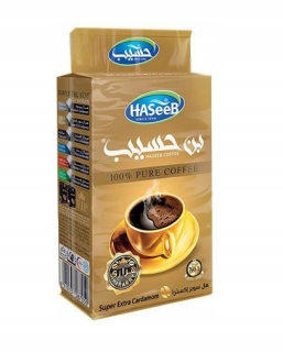 Káva mletá - Sýrska Káva Haseeb Super Extra Kardamom 200g
