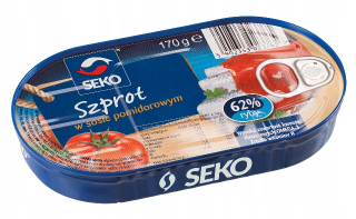 Sprat v SEKO paradajková omáčka 10 x 170g ryby