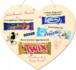 Darček na Valentína - Tanier pre sladké srdce srdca Valentína y1