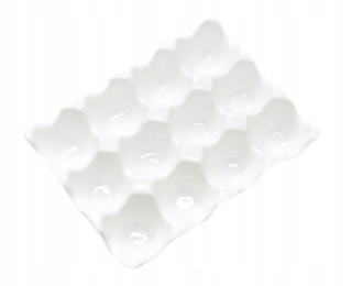 Veľkonočná dekorácia - Porcelánová doska pre vajcia 12