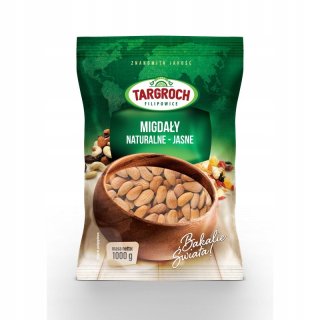Orechy - Targroch Prírodné mandle Clear 1000g Quality USA