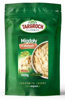 Orechy - Trimm mandle v lístkoch 500g mandľové vločky