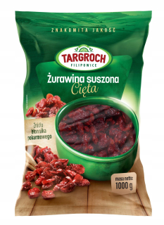 Sušené ovocie - Targroš Cranberry Sušené Cut 1000g