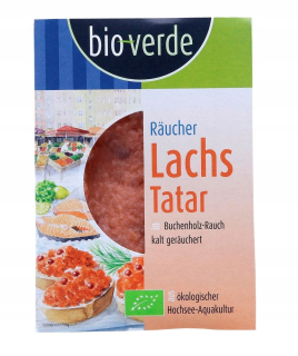 Údený losos Tatar Bio 125 G - BIO VERDE