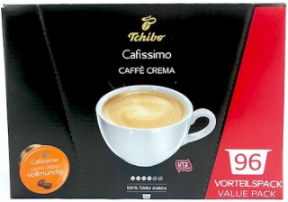 Kávové kapsule - Tchibo Cafissimo Caffe Crema Vollmundig 96Kaps