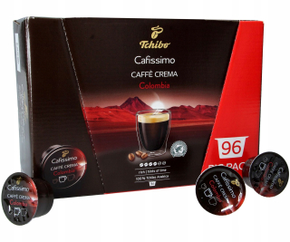 Kávové kapsule - Kapsuly TCHIBO Cafissimo Colombia 96 kapsúl