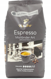 Zrnková káva - Kávové zrná TCHIBO ESPRESSO MAILANDER ART 1 kg
