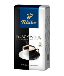 Zrnková káva - Kávové zrná TCHIBO ČIERNE BIELE 1 kg