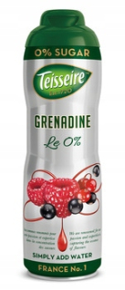 Teisseire Grenadine 0% Zero Sugar 600ml.
