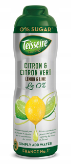 Teisserire citrónové vápno 0% citrón limonka 600ml.