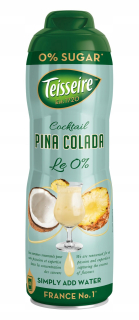 TEISSEIRE PINA COLADA 0% 600ML.