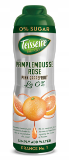 Teisseire Zero Grapefruit Syrup 600ml.