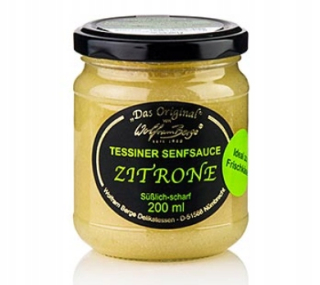 Tessiner Fruit Horčica * Lemon 60ml žltá