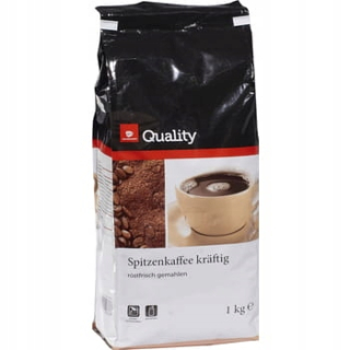Káva mletá - TGQ Mletá káva silno pražená, mletá 1 kg