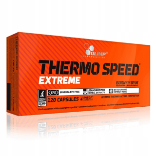 Spaľovač tuku - Thermo Rýchlosť Extrémne mega Caps (120 čiapok) - OLIMP
