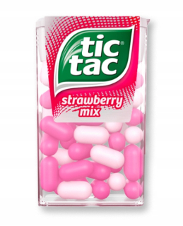 TIC TAC | Jahodový mix | Jahoda | 18g x 24 kusov