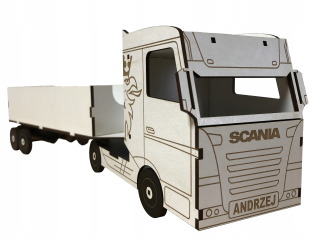 TIR Wódowios darček k narodeninám Scania Volvo Man