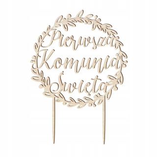 Prvé sväté prijímanie - Torta Topper prvé botanické spoločenstvo