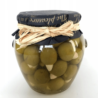 TORREMAR Olivy plnené mandľami v nádobe 580 g