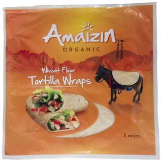 Mexická kuchyňa - Tortilla Wraps Bio 240 g - AMAIZIN
