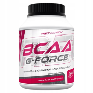 Aminokyseliny - TREC BCAA G-FORCE 600g + AMINOKYSELINY GLUTAMÍN