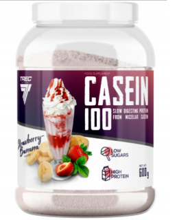 Proteín -  TREC CASEIN 600 g Kazelina micelárny proteín na noc