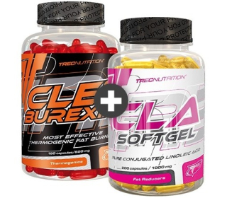 Spaľovač tuku - TREC CLENBUREXIN 180K + CLA 200K FAT BURNER