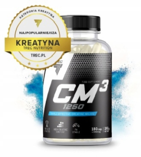Kreatín - TREC CM3 1250, 180 viečok CREATINE APPLE TCM