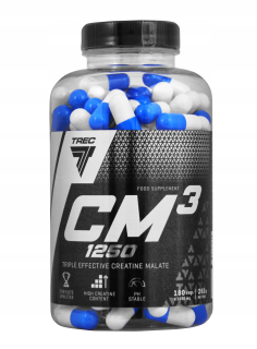 Kreatín - TREC CM3 1250 180KAPS. Hmotnosť pevnosti jabĺk