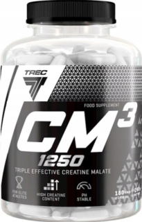 Kreatín - TREC CM3 180 Kaps - Createine Jobs Silné 1250mg