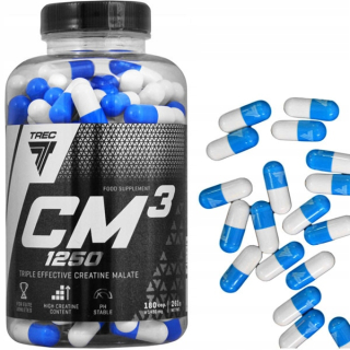 Kreatín - TREC CM3 180 CHADINE APPLE APPLE SIRTH TCM 1250mg