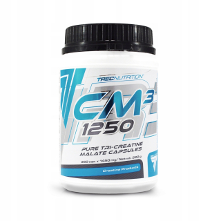 Kreatín - TREC CM3 360CAP 1250mg Kreatín Apple TCM Sila