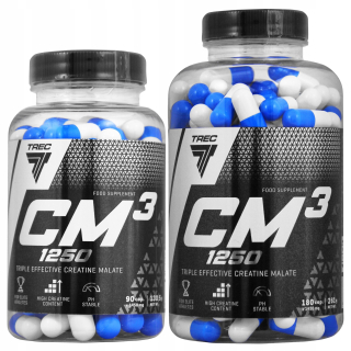 Kreatín - TREC CM3 90 + 180 Apple Creaine Sila TCM Hmotnosť