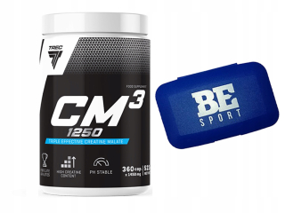 Kreatín - TREC CM3 cm 3 CREATINE JABLKO 360 viečok CREATINE