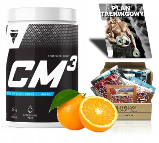 Kreatín - TREC CM3 Apple Creaine 500g + ZADARMO!