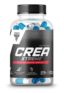Kreatín - TREC CREA XTREME 120 čiapky. Kreatín komplex